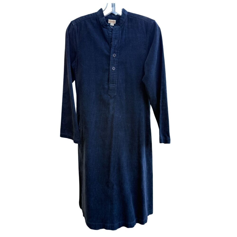 Corduroy Dress by Cinnamon Navy Blue Sz. 11/12 Vintage Tunic Fall Weekend